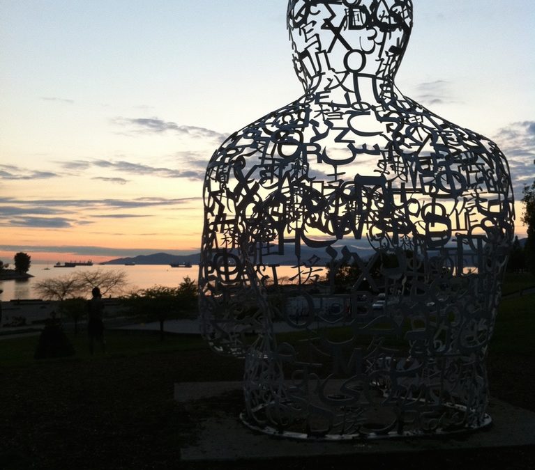 Sculpture at Sunset